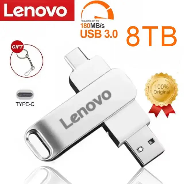 Pen Drive 2 In 1 Lenovo tipo C USB